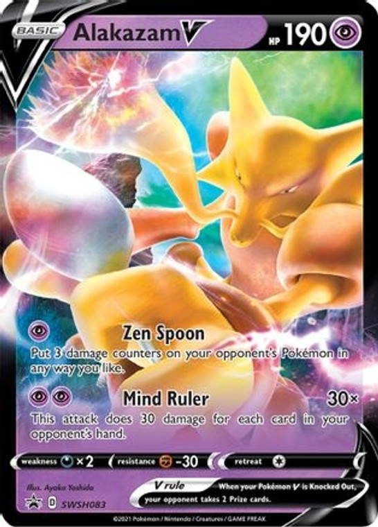 Alakazam V - SWSH083 (PTCG-SWSD) (Holofoil) (#SWSH083)