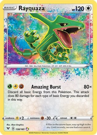 Rayquaza (PTCG-SWSH04) (Holofoil) (#138/185)