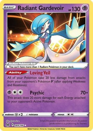 Radiant Gardevoir (PTCG-SWSH11) (Holofoil) (#069/196)