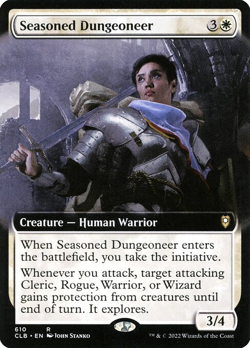 Seasoned Dungeoneer (CLB) (Extended Art) (#610)