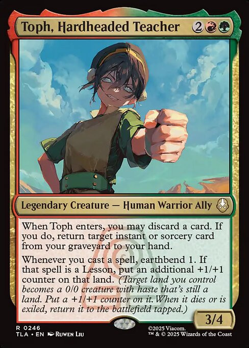Toph, Hardheaded Teacher (TLA) (#246)