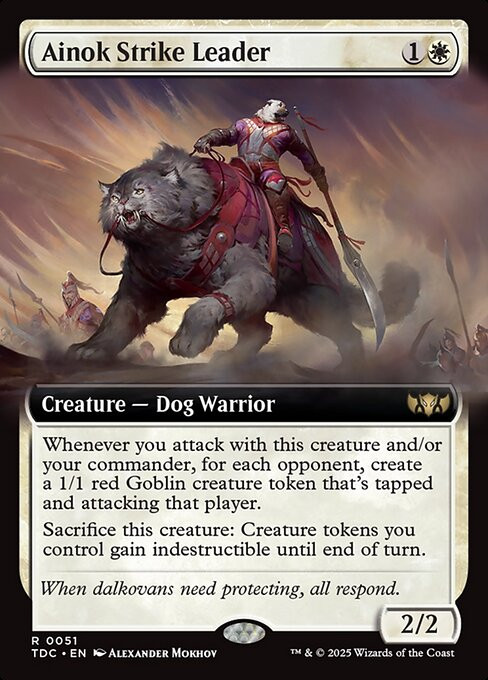 Ainok Strike Leader (TDC) (Extended Art) (#51)
