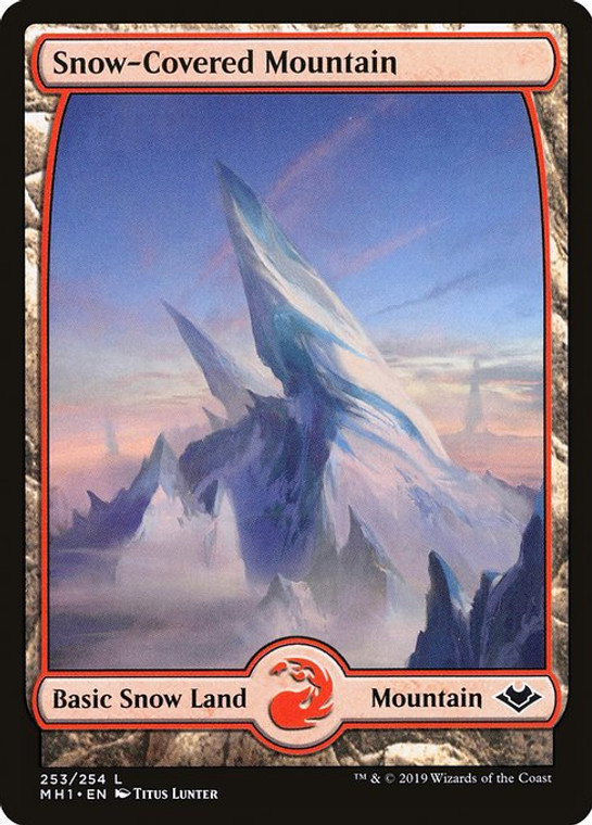 Snow-Covered Mountain (MH1) (Full Art) (#253)