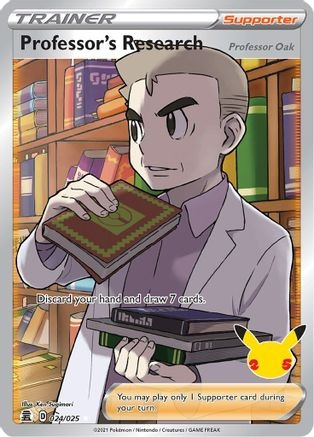 Professor's Research (Full Art) (PTCG-CLB1) (Holofoil) (#024/025)