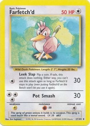Farfetch'd (PTCG-BS) (#027/102)