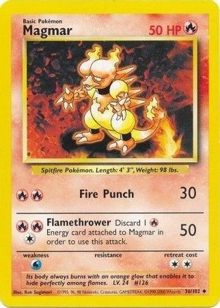Magmar (PTCG-BS) (#036/102)