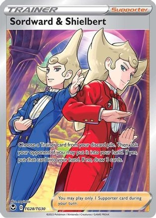 Sordward & Shielbert (PTCG-SWSH12: TG) (Holofoil) (#TG28/TG30)