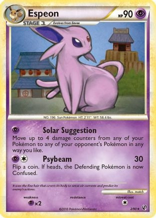 Espeon (PTCG-UD) (Holofoil) (#2/90)