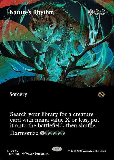Nature's Rhythm (TDM) (Foil) (Full Art) (#349)