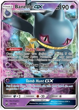 Banette GX (PTCG-CES) (Holofoil) (#66/168)