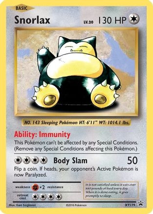 Snorlax - XY179 (PTCG-PR14) (Holofoil) (#XY179)