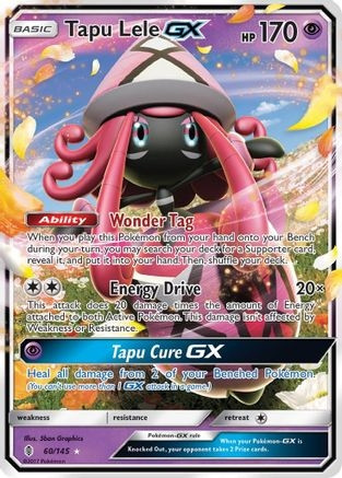 Tapu Lele GX (PTCG-SM02) (Holofoil) (#60/145)
