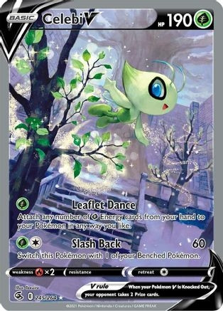 Celebi V (Alternate Full Art) (PTCG-SWSH08) (Holofoil) (#245/264)