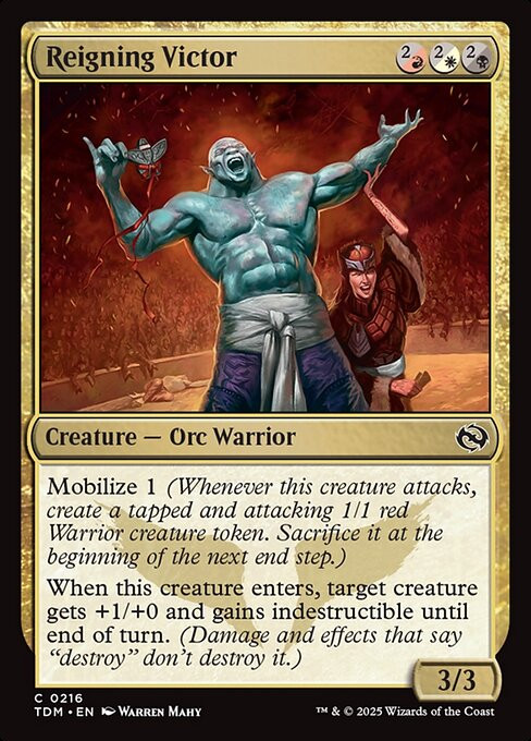 Reigning Victor (TDM) (Foil) (#216)