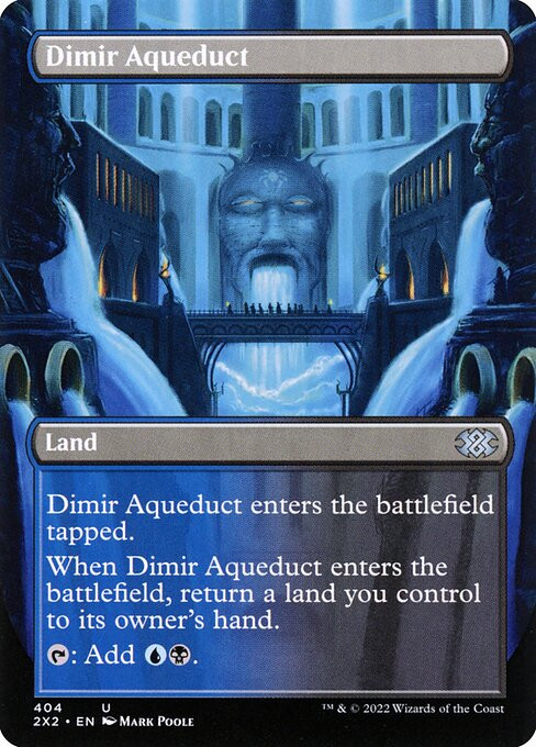 Dimir Aqueduct (2X2) (Foil) (Borderless) (#404)