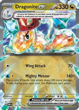 Dragonite ex (PTCG-OBF) (Holofoil) (#159/197)