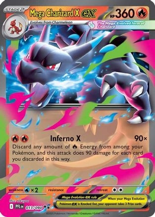 Mega Charizard X ex - 013/094 (POKE24448) (Holofoil) (#013/094)