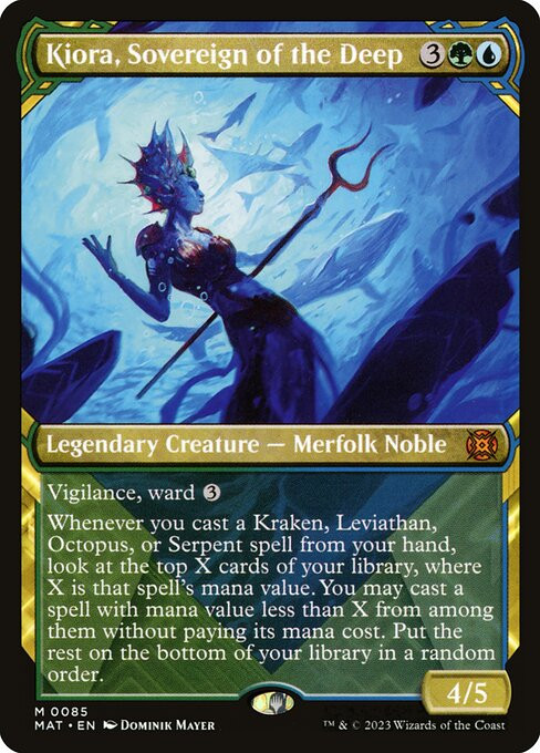 Kiora, Sovereign of the Deep (MAT) (Showcase) (#85)