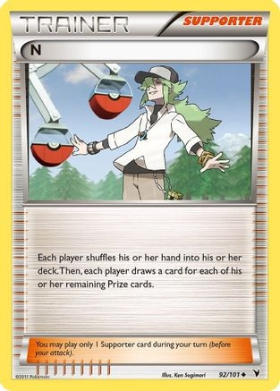 N (Supporter) (PTCG-NVI) (#92/101)