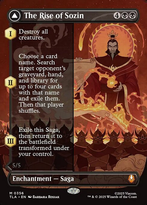 The Rise of Sozin // Fire Lord Sozin (TLA) (Foil) (Full Art) (#356)