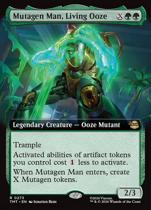 Mutagen Man, Living Ooze (TMT) (Foil) (Extended Art) (#273)
