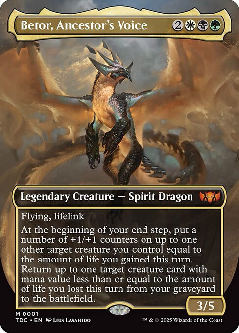 Betor, Ancestor's Voice (TDC) (Borderless) (#1)