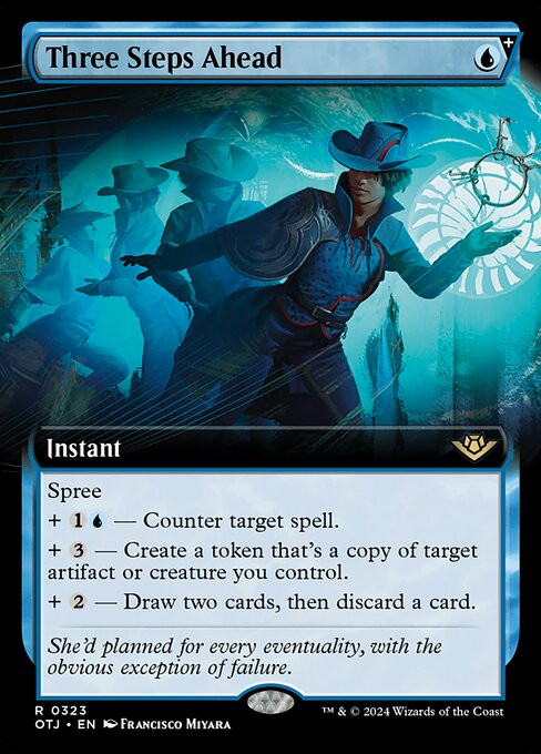 Three Steps Ahead (OTJ) (Foil) (Extended Art) (#323)