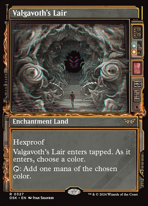Valgavoth's Lair (DSK) (Foil) (Showcase) (#327)
