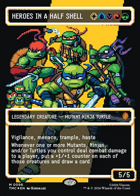 Heroes in a Half Shell (TMC) (SurgeFoil) (Showcase) (#96)