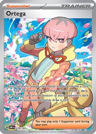 Ortega - 219/197 (PTCG-OBF) (Holofoil) (#219/197)