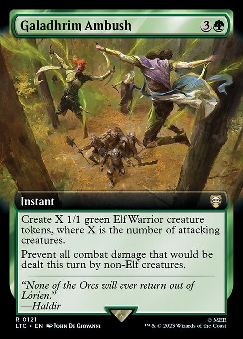 Galadhrim Ambush (LTC) (Extended Art) (#121)