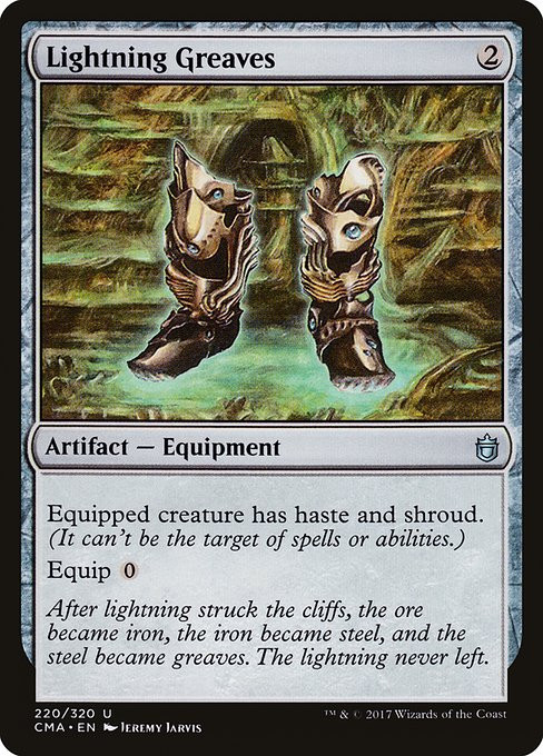 Lightning Greaves (CMA) (#220)