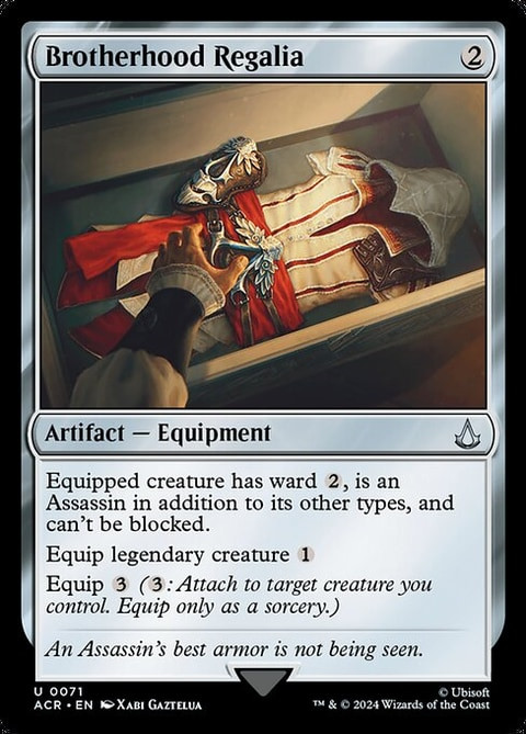 Brotherhood Regalia (ACR) (#71)
