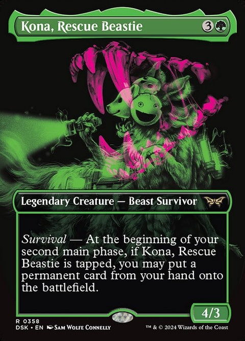 Kona, Rescue Beastie (DSK) (Full Art) (#358)