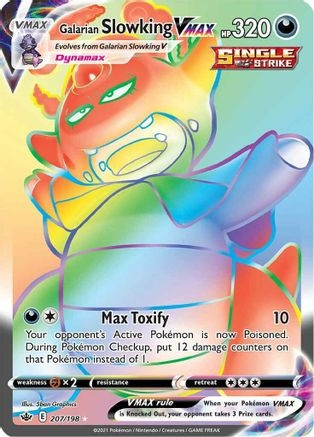 Galarian Slowking VMAX (Secret) (PTCG-SWSH06) (Holofoil) (#207/198)