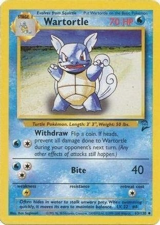Wartortle (PTCG-BS2) (#063/130)