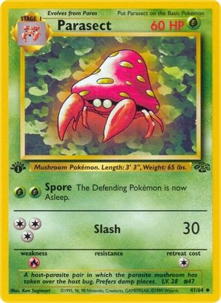Parasect (PTCG-JU) (Unlimited) (#41/64)