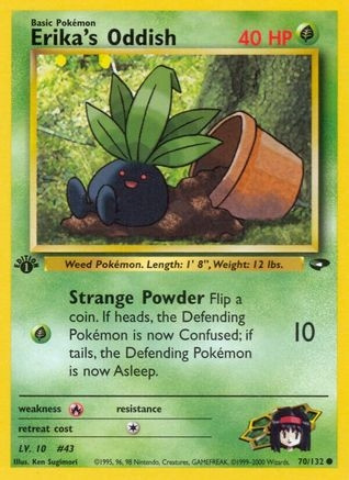 Erika's Oddish (PTCG-G2) (Unlimited) (#070/132)