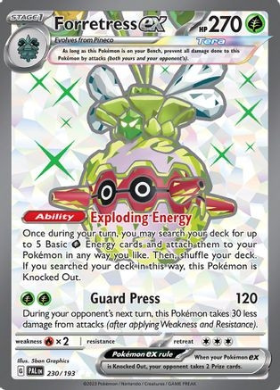 Forretress ex - 230/193 (PTCG-PAL) (Holofoil) (#230/193)