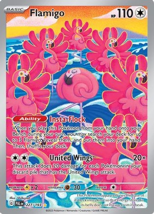 Flamigo - 227/193 (PTCG-PAL) (Holofoil) (#227/193)