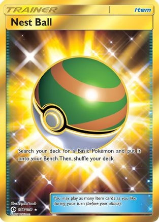 Nest Ball (Secret) (PTCG-SM01) (Holofoil) (#158/149)