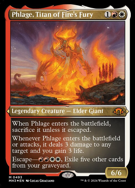 Phlage, Titan of Fire's Fury (MH3) (FoilEtched) (#493)
