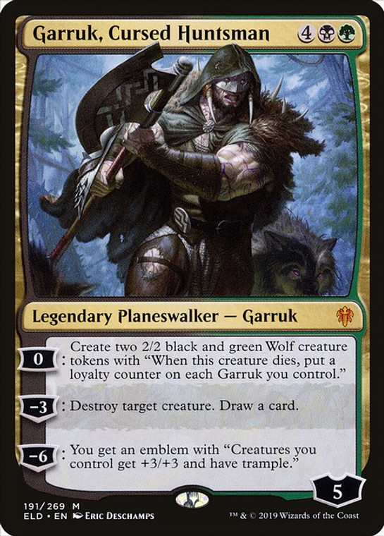 Garruk, Cursed Huntsman (ELD) (#191)