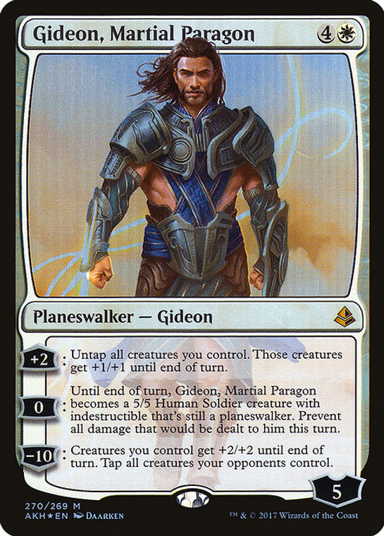 Gideon, Martial Paragon (AKH) (Foil) (#270)