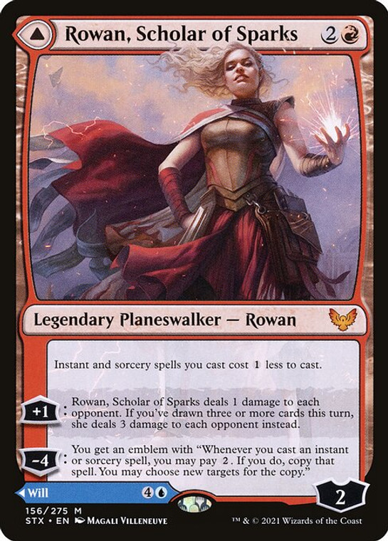 Rowan, Scholar of Sparks // Will, Scholar of Frost (STX) (#156)