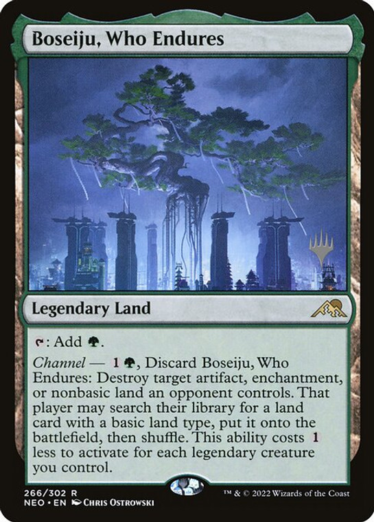 Boseiju, Who Endures (PNEO) (Foil) (#266p)