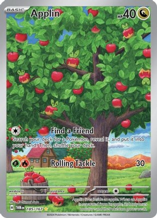 Applin - 185/167 (PTCG-TWM) (Holofoil) (#185/167)