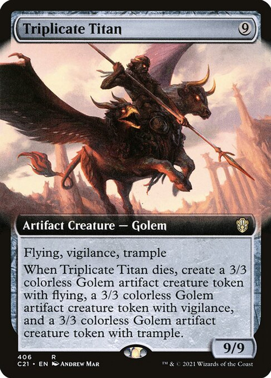 Triplicate Titan (C21) (Extended Art) (#406)