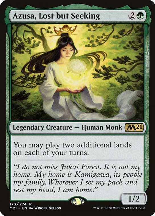 Azusa, Lost but Seeking (M21) (Foil) (#173)