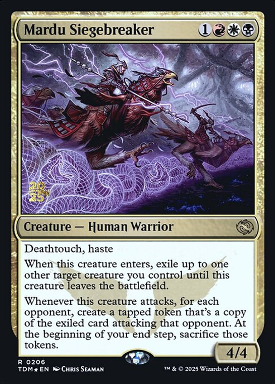 Mardu Siegebreaker (PTDM) (Foil) (#206s)
